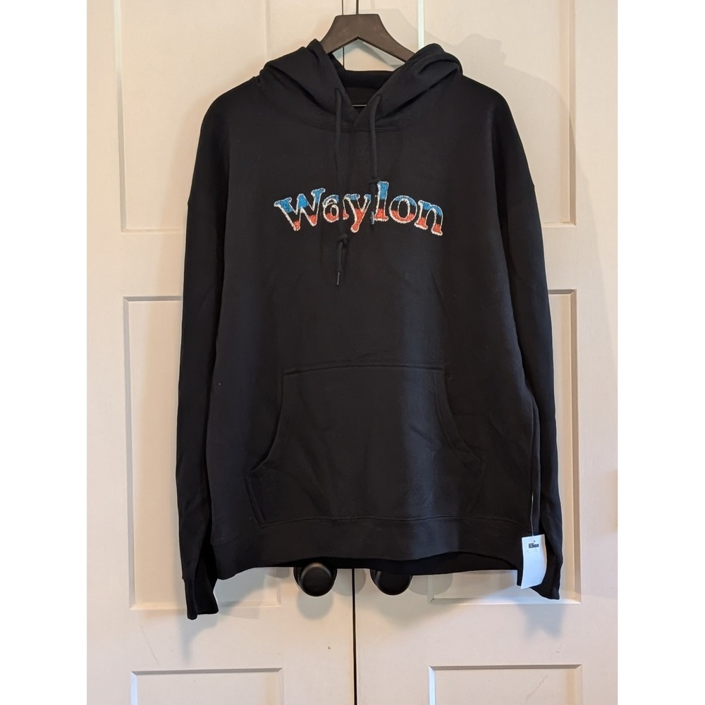 Waylon Jennings XL Hoodie NWT Kings Road Eagle Country Music Graphic Sweatshirt